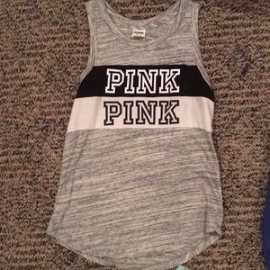 Pink athletic tank